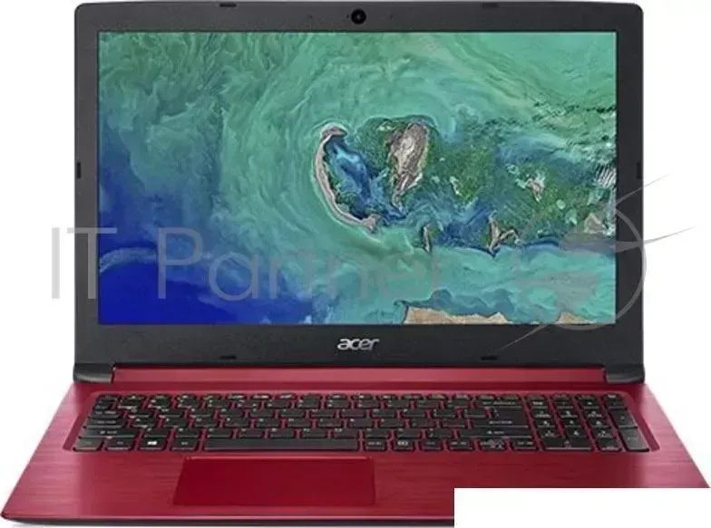 Ноутбук ACER Aspire A315 53G 37GP Core i3 8130U/4Gb/SSD256Gb/nVidia GeForce Mx130 2Gb/15.6"/FHD 1920x1080 /Windows 10 Single Language/red/WiFi/BT/Cam/4810mAh