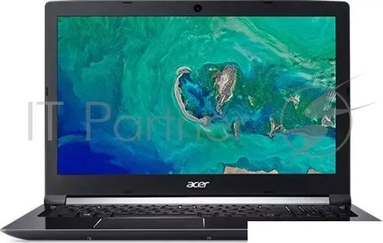 Ноутбук ACER Aspire A715 72G 77A0 Core i7 8750H/8Gb/1Tb/SSD128Gb/nVidia GeForce GTX 1050 Ti 4Gb/15.6"/FHD 1920x1080 /Linux/black/WiFi/BT/Cam/3320mAh