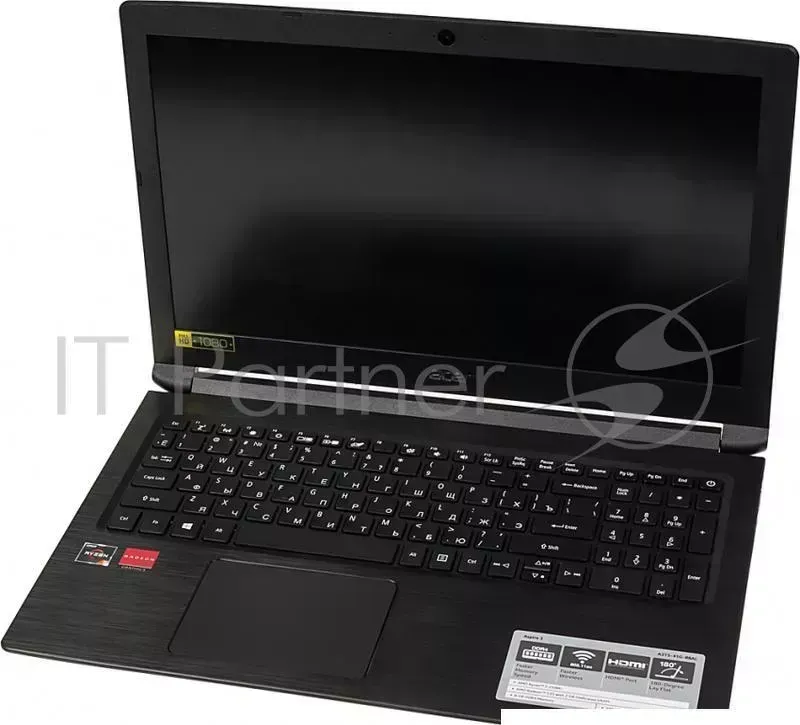 Ноутбук ACER Aspire A315 41G R8AL Ryzen 5 2500U/8Gb/SSD256Gb/AMD Radeon 535 2Gb/15.6"/FHD 1920x1080 /Linux/black/WiFi/BT/Cam/4810mAh