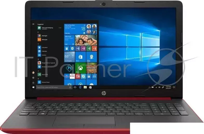 Ноутбук Hewlett-Packard HP 15-da0175ur Core i5 8250U/4Gb/1Tb/iOpt16Gb/nVidia GeForce Mx110 2Gb/15.6"/IPS/FHD (1920x1080)/Windows 10/red/WiFi/BT/Cam