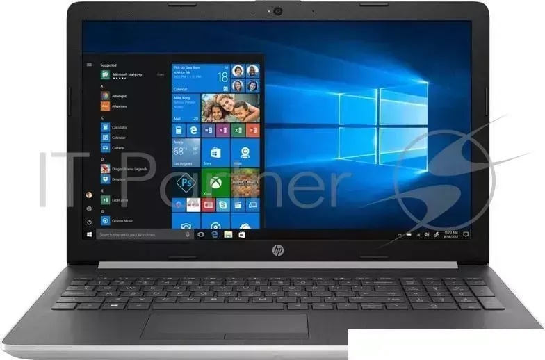 Ноутбук Hewlett-Packard HP 15-da0173ur Core i5 8250U/4Gb/1Tb/iOpt16Gb/nVidia GeForce Mx110 2Gb/15.6"/IPS/FHD (1920x1080)/Windows 10/silver/WiFi/BT/Cam