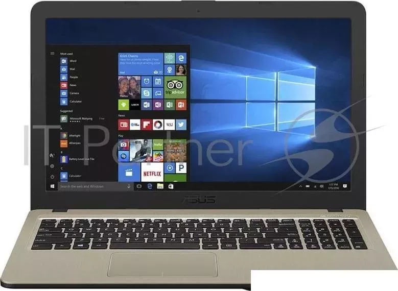 Ноутбук ASUS VivoBook X540MA-GQ064 Celeron N4000/4Gb/500Gb/Intel UHD Graphics 600/15.6"/HD (1366x768)/Endless/black/WiFi/BT/Cam
