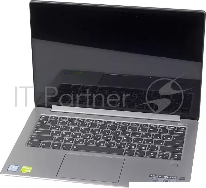 Ноутбук LENOVO IdeaPad 530S 14IKB Core i5 8250U/8Gb/SSD256Gb/nVidia GeForce Mx130 2Gb/14"/IPS/FHD 1920x1080 /Free DOS/grey/WiFi/BT/Cam