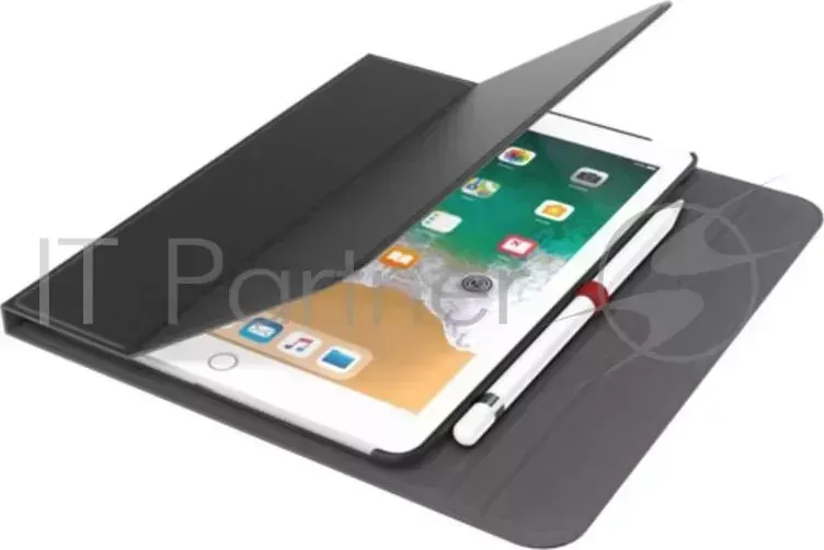 Чехол-книжка LAB.C Slim Fit для iPad 9.7" 2018 2017. Материал полиуретан. Цвет черный.