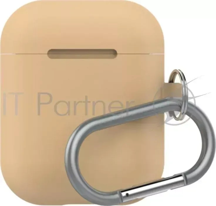 Чехол LAB.C AirPods Capsule 2in1 для зарядного устройства наушников Apple Airpods. Материал силикон. Цвет персиковый.