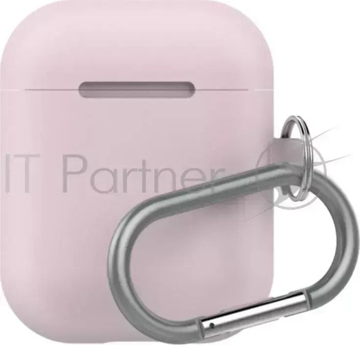 Чехол LAB.C AirPods Capsule 2in1 для зарядного устройства наушников Apple Airpods. Материал силикон. Цвет розовый.