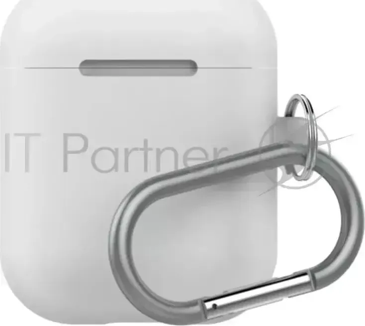 Чехол LAB.C AirPods Capsule 2in1 для зарядного устройства наушников Apple Airpods. Материал силикон. Цвет белый.