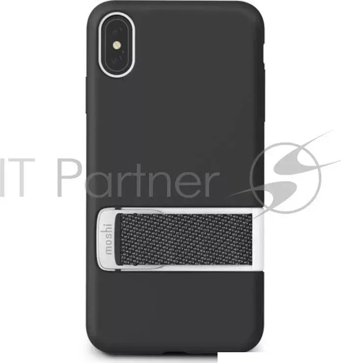 Чехол MOSHI Capto с ремешком MultiStrap для iPhone XS Max. Материал пластик. Цвет черный.