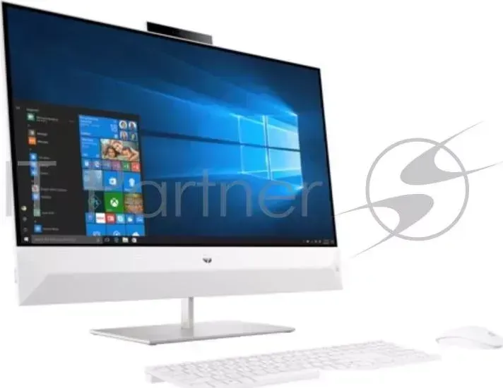 Моноблок HP Pavilion 27 I 27-xa0006ur AiO  27"(1920x1080 IPS)/Intel Core i3 8100T(3.1Ghz)/8192Mb/1000Gb/noDVD/Int:Intel HD Graphics 630/Cam/BT/WiFi/w Hewlett-Packard HP 27 I i3 HD ar