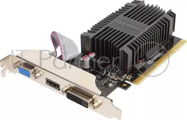 Видеокарта 1Gb <PCI-E> Inno3D GT710 <GFGT710, SDDR3, 64 bit, HDCP, VGA, DVI, HDMI, Retail>