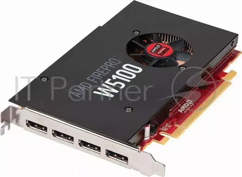 Видеокарта AMD FirePro W5100 4GB GDDR5, 4-DP, PCIe 3.0