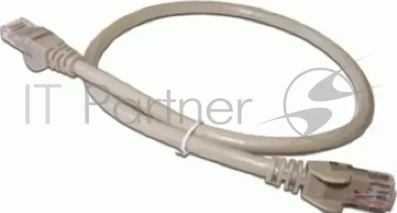 Кабель Patch cord Lanmaster LAN6-45-45-1.0-GY 1м