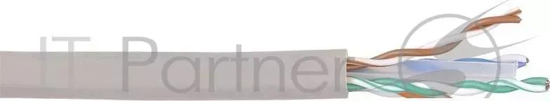 Кабель связи витая пара U/UTP, кат.6 4x2х23AWG solid, LSZH, 305м, серый Кабель связи витая пара U/UTP, кат.6 4x2х23AWG solid, LSZH, 305м, серый