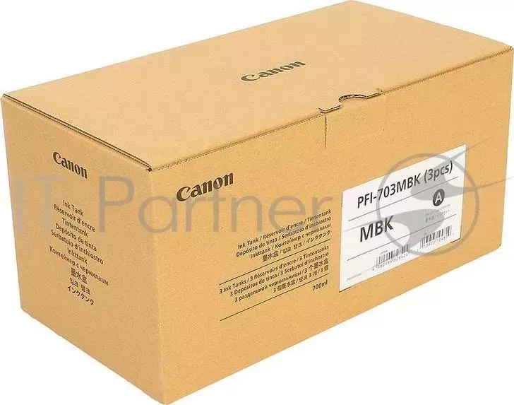 Картридж CANON PFI-703MBK Matte Black (3 PCS) CANON (3