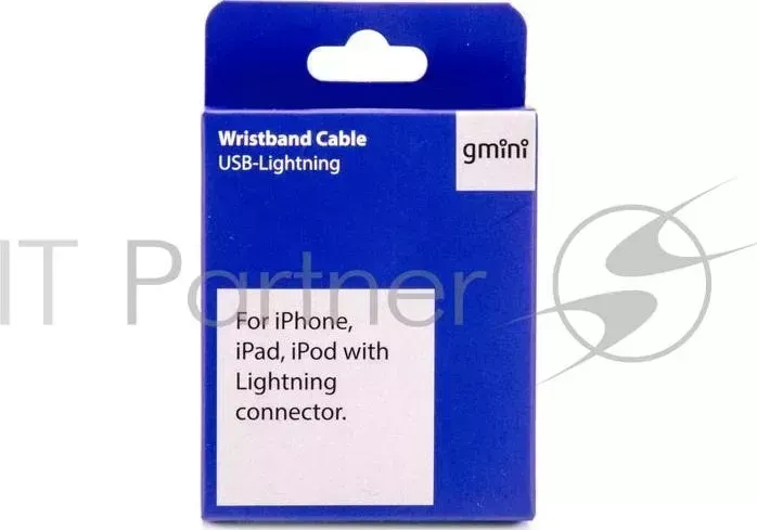 Кабель Gmini GM-WDC-300O, USB-Lightning плоский, оранжевый