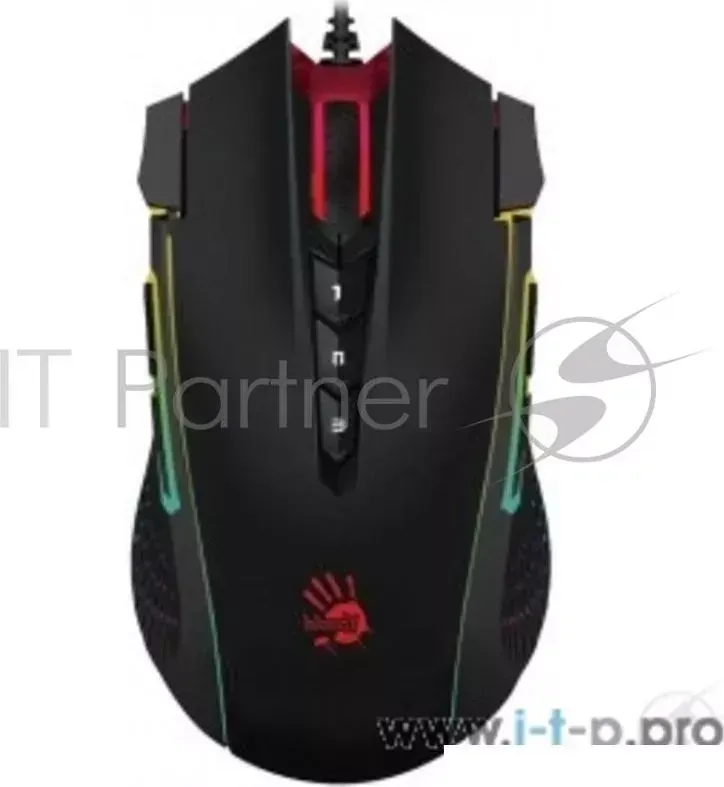 Мышь игровая A4TECH Bloody J90 / USB Gaming / 100 5000 dpi / Wired / Металлические ножки / Black