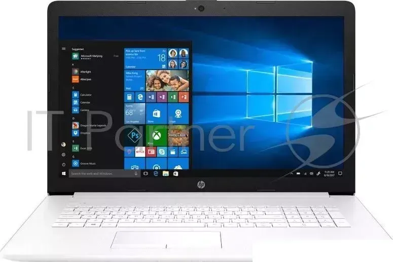 Ноутбук Hewlett-Packard HP 17-ca0002ur A6 9225/4Gb/500Gb/DVD-RW/UMA/17.3"/SVA/HD (1366x768)/Windows 10/white/WiFi/BT/Cam