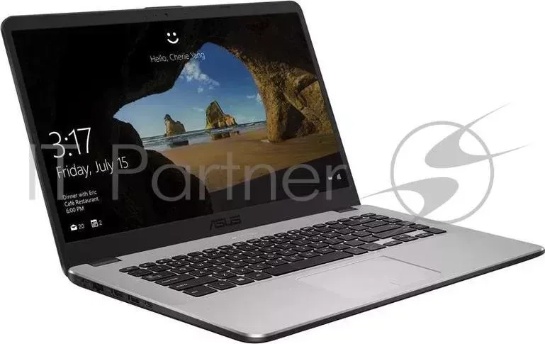 Ноутбук ASUS X505ZA-BQ035T AMD R5-2500U (2.0)/8G/1T/15.6" FHD AG/Int:AMD Radeon Vega 8/noODD/BT/Win10 Star Grey