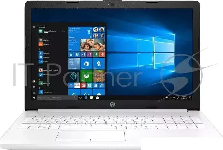 Ноутбук Hewlett-Packard HP15-db0075ur 15.6"(1366x768)/AMD A9 9425(3.1Ghz)/4096Mb/1000Gb/noDVD/Int:UMA - AMD Graphics/Cam/BT/WiFi/41WHr/war 1y/2.04kg/Snow White/W10
