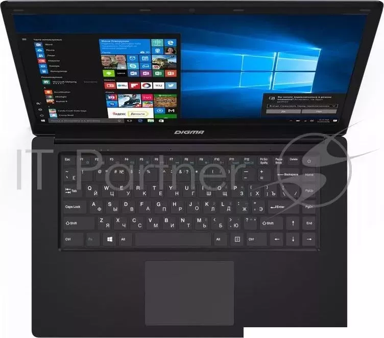 Ноутбук DIGMA CITI E602 Celeron N3350/2Gb/SSD32Gb/Intel HD Graphics 400/15.6"/IPS/FHD 1920x1080 /Windows 10 Home Multi Language 64/black/WiFi/BT/Cam/5000mAh