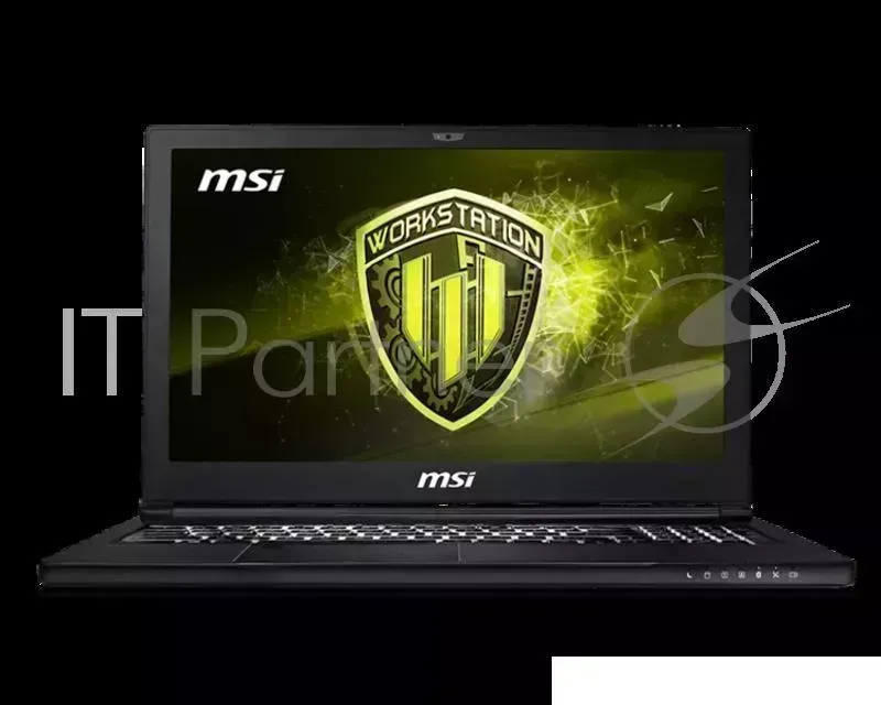Ноутбук MSI WS63 8SK 076RU Core i7 8750H 2.2GHz,15.6" UHD IPS AG,32GB DDR4 2 ,256Gb SSD/1TB 7.2krpm,NV P3200 6Gb,WiFi,BT,Backlite kbd,Win10Pro 64 ,3y,Black