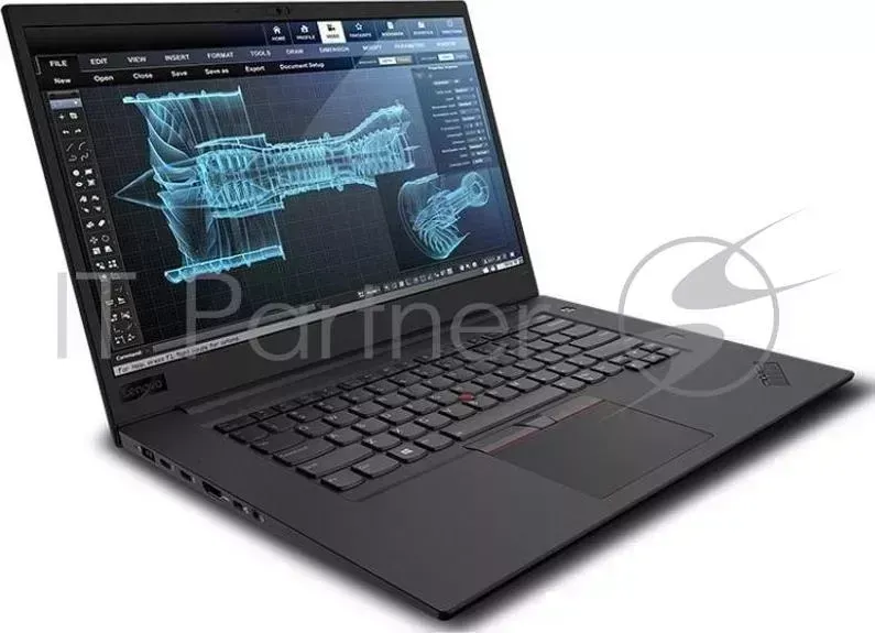 Ноутбук LENOVO P1 15.6" UHD 3840x2160 IPS Touch /i7 8750H /1x 16GB DDR4 2666Mhz /512GB M.2 PCI e SSD / /Quadro P1000 4GB /No ODD /Non WWAN, not upgradable /FPR /I
