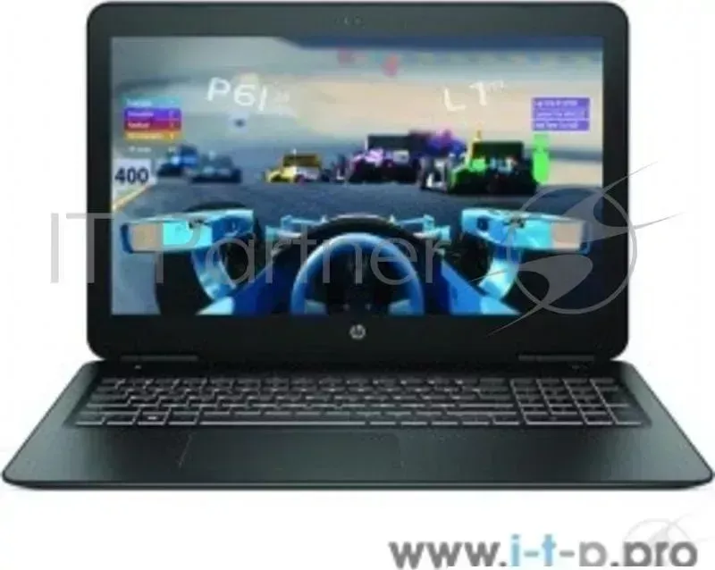 Ноутбук Hewlett-Packard HP 15-bc431ur Core i7 8750H/8Gb/1Tb/nVidia GeForce GTX 1050 4Gb/15"/IPS/FHD (1920x1080)/Windows 10 64/black/WiFi/BT/Cam