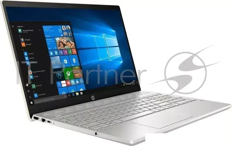 Ноутбук Hewlett-Packard HP 15-cw0004ur Ryzen 3 2300U/8Gb/1Tb/AMD Radeon Vega 6/15"/IPS/FHD (1920x1080)/Windows 10 64/gold/WiFi/BT/Cam
