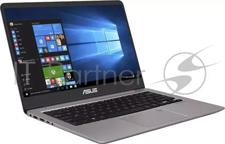Ноутбук ASUS UX410UF-GV074T i5-8250U (1.6)/4G/1T+128G SSD/14.0" FHD AG/NV MX130 2G/BT/Win10 Quartz Grey +Чехол