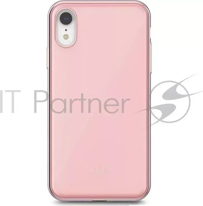 Чехол MOSHI iGlaze для iPhone XR. Материал пластик. Цвет розовый.