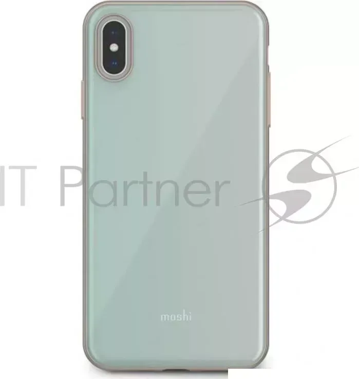 Чехол MOSHI iGlaze для iPhone XS Max. Материал пластик. Цвет синий.