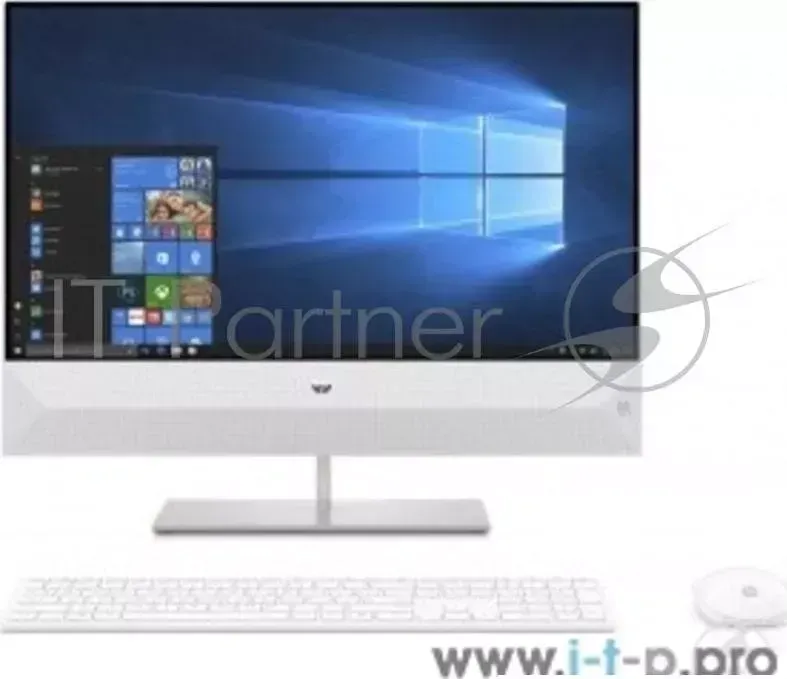 Моноблок HP Pavilion 24I 24-xa0008ur <4UC51EA> i5-8400T/8Gb/1TB+16GB Optane/no DVD/23.8" (1920x1080)/GF MX130 2GB/WiFi/KB+mouse/Win 10/Snowflake White Hewlett-Packard HP