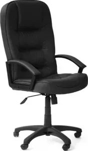 Кресло офисное TetChair СН9944 пластик, кож/зам, черный, 36-6