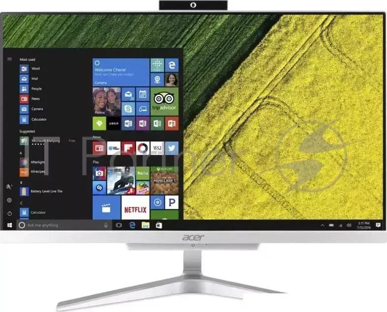 Моноблок ACER Aspire C22 865 21.5" Full HD i3 8130U 2.2 /8Gb/1Tb 5.4k/UHDG 620/CR/Windows 10 Home/GbitEth/WiFi/BT/65W/ /мышь/Cam/серебристый 1920x1080