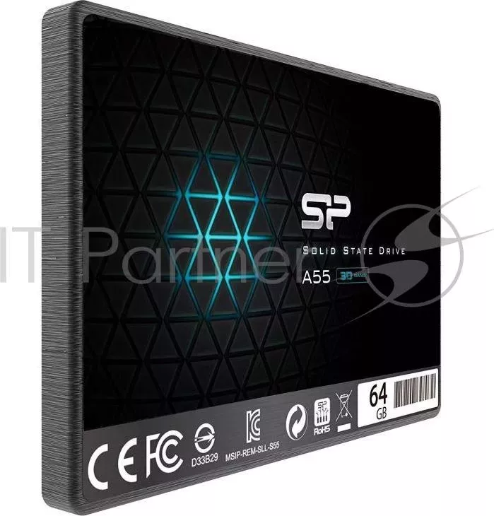 Накопитель SSD SILICON POWER SATA III 64Gb SP064GBSS3A55S25 Ace A55 2.5"
