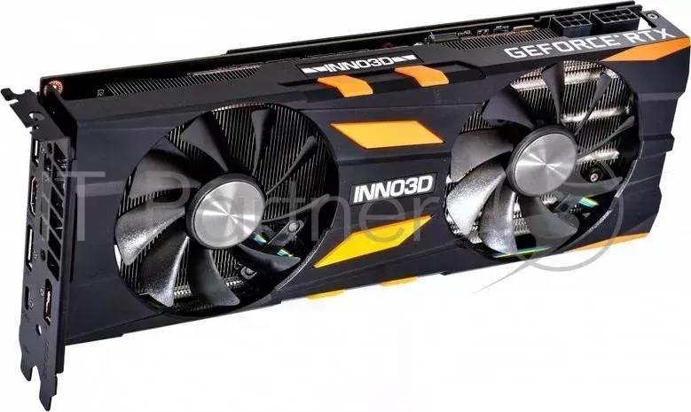 Видеокарта RTX 2070 X2 OC, 8GB, GDDR6, 256bit, HDMI/3xDP/USB-C (N20702-08D6X-2511683) RTL {10} (603) Inno3D X2