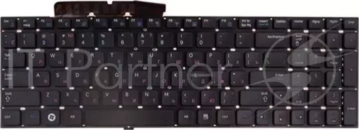 Клавиатура [ SAMSUNG RF510, RF511, RC530, RF530, SF510, QX530, SF511 BA59 02795С Black, no frame, гор. Enter