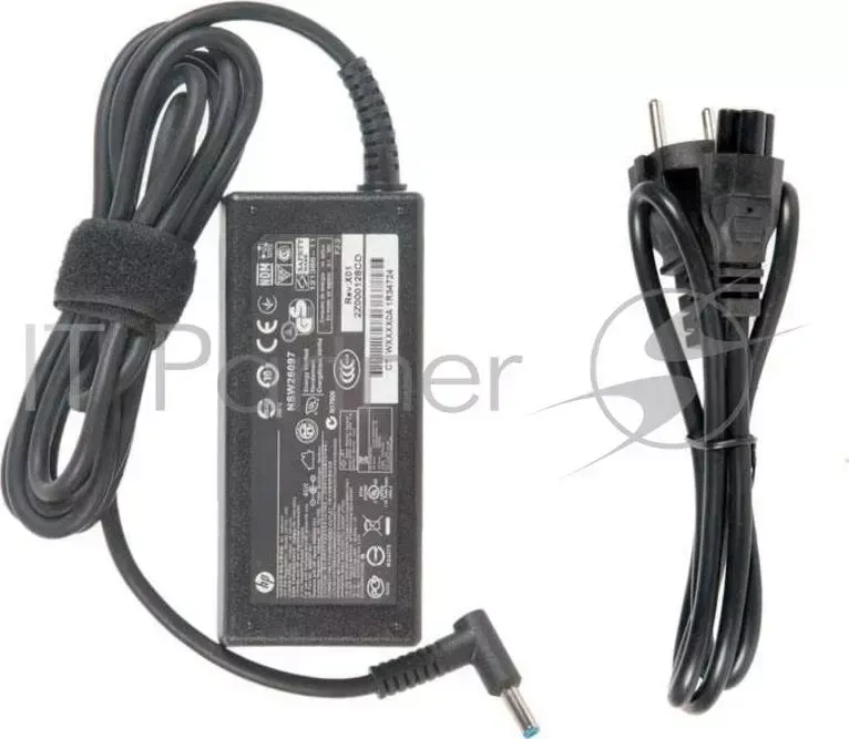 Блок питания для HP 19.5V, 2.31A, 45W, 4.5x3.0, OEM без кабеля Noname HP