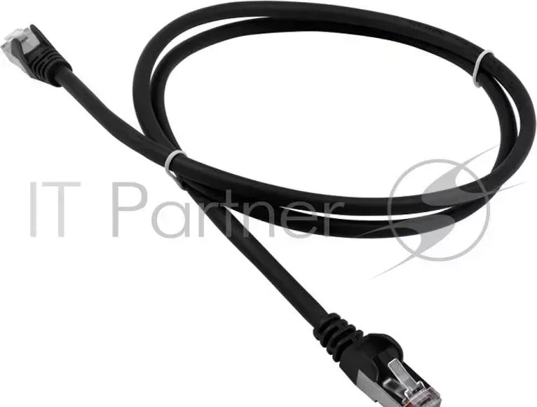 Кабель Патч-корд Lanmaster LAN-PC45/S5E-2.0-BK вилка RJ-45-вилка RJ-45 кат.5е 2м чёрный LSZH (уп.:1шт) LANMASTER -