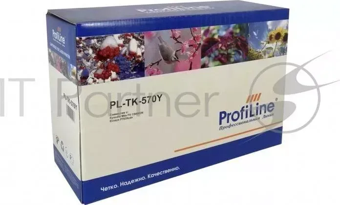 Картридж PL-TK-570Y для Kyocera Mita FS-C 5400DN/ECOSYS P7035cdn Yellow 12000 копий PROFILINE ProfiLine