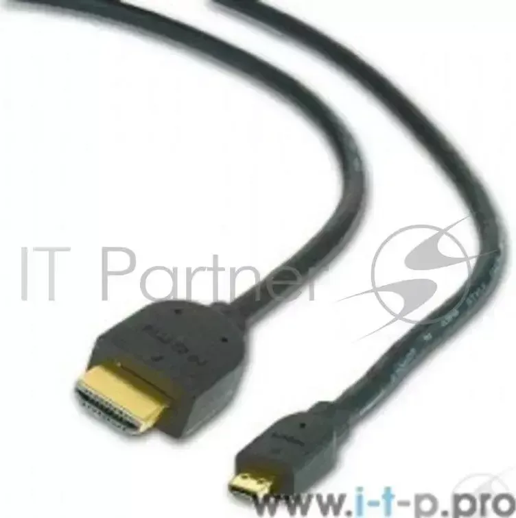 Кабель GEMBIRD HDMI microHDMI позол.разъемы , 19м/19м,1.8 м,черный, CC HDMID 6