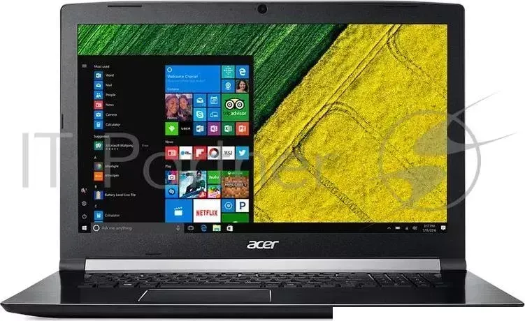 Ноутбук ACER Aspire 7 A717 71G 7167 17.3" 1920x1080 матовый /Intel Core i7 7700HQ 2.8Ghz /8192Mb/1000 128SSDGb/noDVD/Ext:nVidia GeForce GTX1060 6144Mb /Cam/BT/Wi