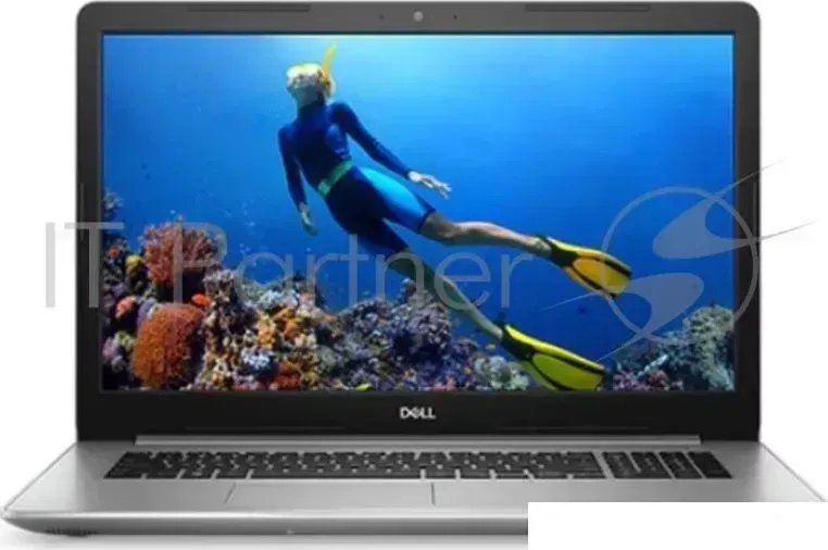 Ноутбук DELL Inspiron 5770 Core i7 8550U/8Gb/1Tb/SSD128Gb/DVD RW/AMD Radeon R530 4Gb/17.3"/FHD 1920x1080 /Windows 10/silver/WiFi/BT/Cam