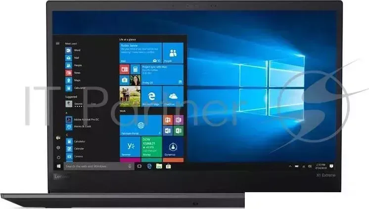 Ноутбук LENOVO ThinkPad X1 Extreme Core i7 8750H/16Gb/SSD256Gb/nVidia Quadro GTX 1050 Ti 4Gb/15.6"/IPS/FHD/Windows 10 Professional/black/WiFi/BT/Cam