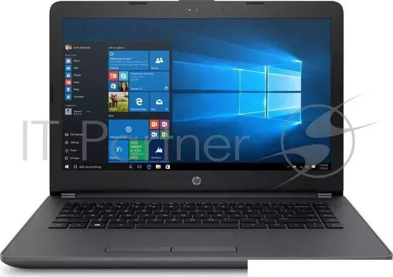 Ноутбук Hewlett-Packard HP 240 G6 Core i5-7000U 2.5GHz,14" HD (1366x768) AG,8Gb DDR4(1),128Gb SSD,DVDRW,31Wh,1.8kg,1y,Silver,Win10Pro