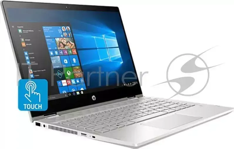 Ноутбук Hewlett-Packard HP Pavilion x360 14-cd0013ur Core i5 8250U/8Gb/SSD256Gb/nVidia GeForce Mx130 2Gb/14"/IPS/FHD (1920x1080)/Windows 10 64/silver/WiFi/BT/Cam