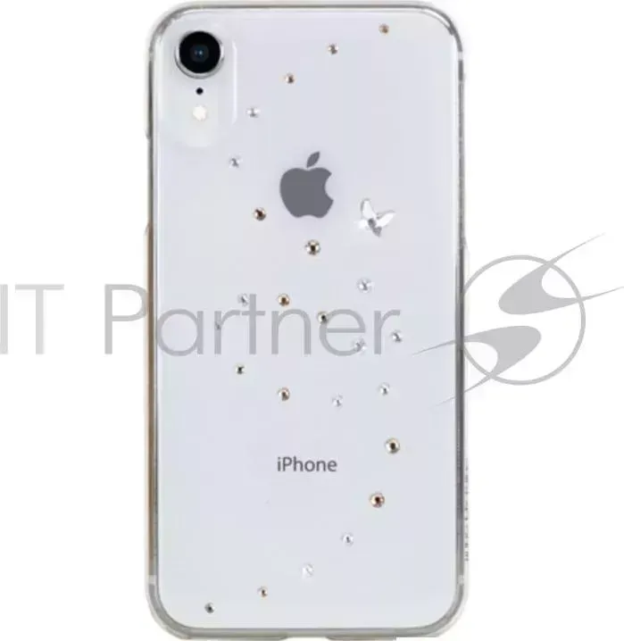 Чехол Bling My Thing для iPhone XR с кристаллами Swarovski. Коллекция Papillon. Дизайн Angel Tears. Цвет прозрачный.