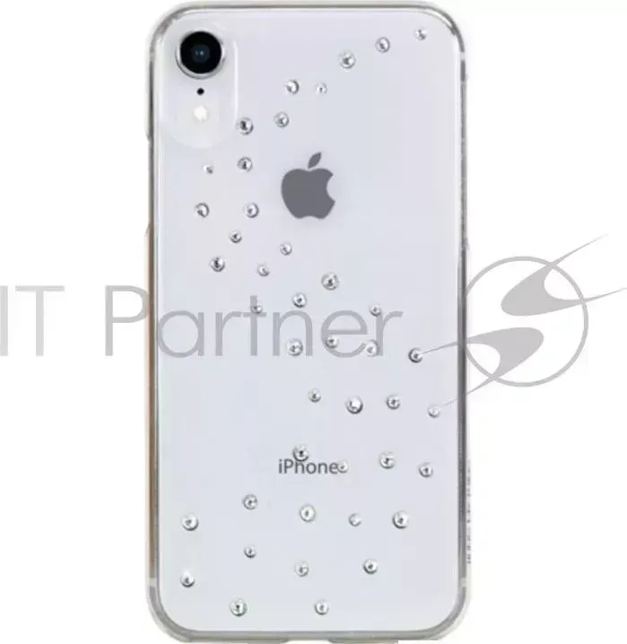 Чехол Bling My Thing для iPhone XR с кристаллами Swarovski. Коллекция Milky Way. Дизайн Pure Brilliant. Цвет прозрачный.