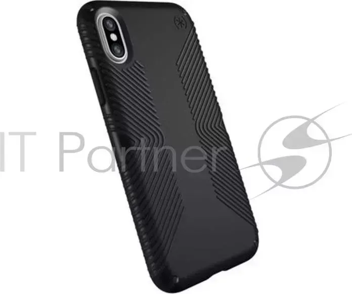 Чехол Speck Presidio Grip для iPhone XS/X. Материал пластик. Цвет черный.