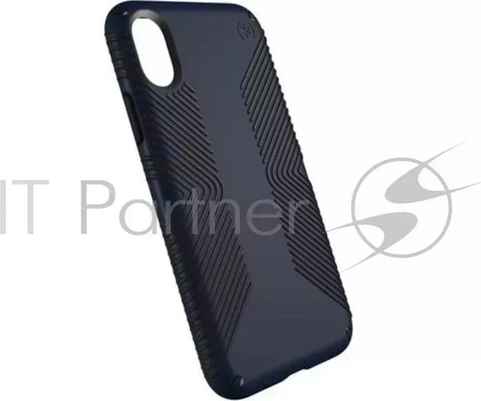 Чехол Speck Presidio Grip для iPhone XS/X. Материал пластик. Цвет синий/черный.
